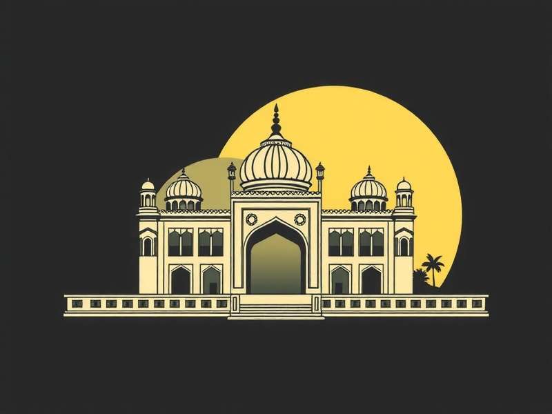 Mahal Volley Elite Logo with Indian architectural elements